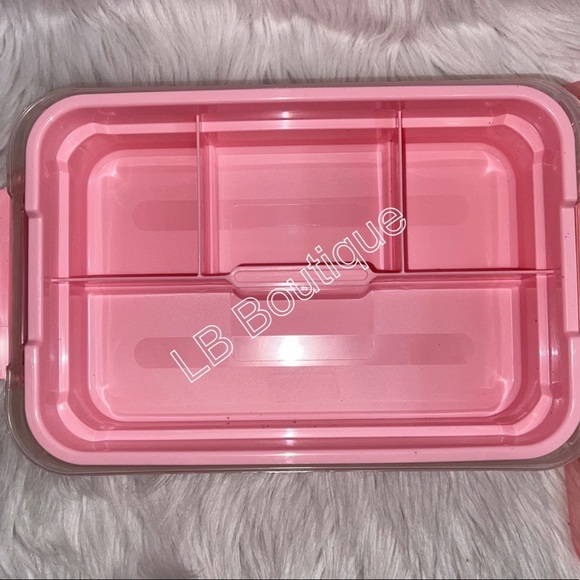 Recollections Latch Mate with Tray Container with Pink Lid NEW - Picture 5 of 7